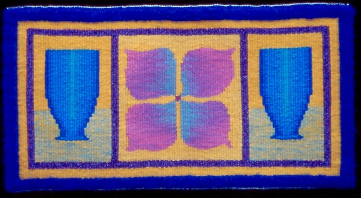 125 hydrangea with blue vases